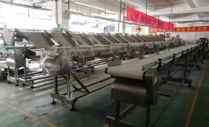海參捕撈季將至，海參重量大小自動分級秤正緊密備貨中